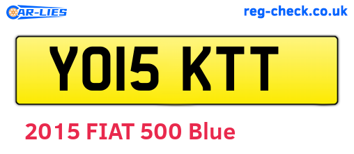 YO15KTT are the vehicle registration plates.