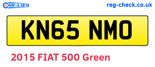 KN65NMO are the vehicle registration plates.
