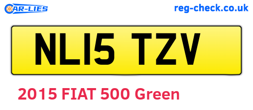 NL15TZV are the vehicle registration plates.