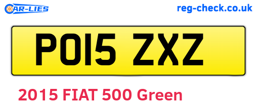 PO15ZXZ are the vehicle registration plates.