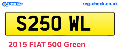 S25OWL are the vehicle registration plates.