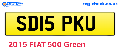 SD15PKU are the vehicle registration plates.