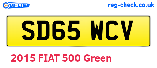 SD65WCV are the vehicle registration plates.