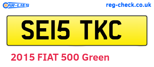 SE15TKC are the vehicle registration plates.