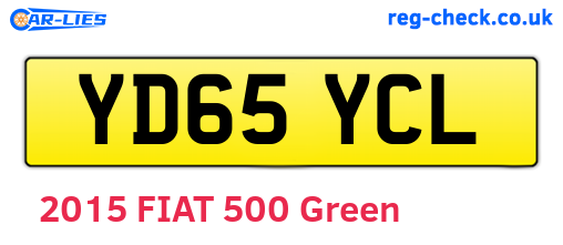 YD65YCL are the vehicle registration plates.