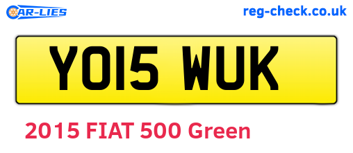 YO15WUK are the vehicle registration plates.