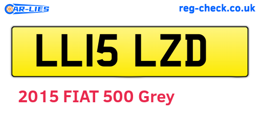 LL15LZD are the vehicle registration plates.