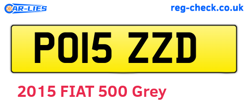 PO15ZZD are the vehicle registration plates.