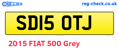 SD15OTJ are the vehicle registration plates.
