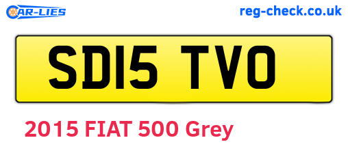 SD15TVO are the vehicle registration plates.