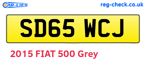SD65WCJ are the vehicle registration plates.