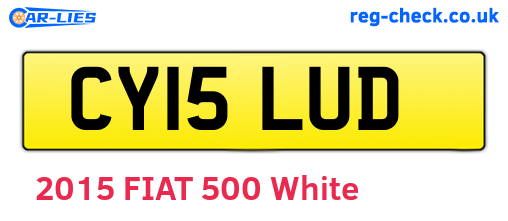 CY15LUD are the vehicle registration plates.