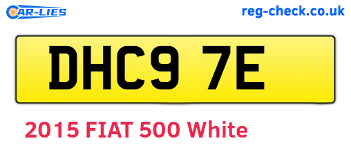 DHC97E are the vehicle registration plates.