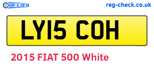 LY15COH are the vehicle registration plates.