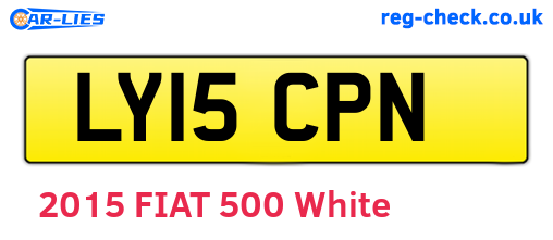 LY15CPN are the vehicle registration plates.