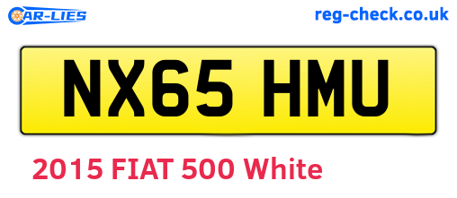 NX65HMU are the vehicle registration plates.
