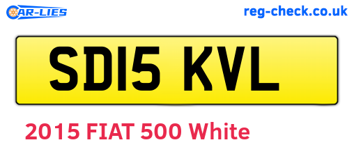 SD15KVL are the vehicle registration plates.