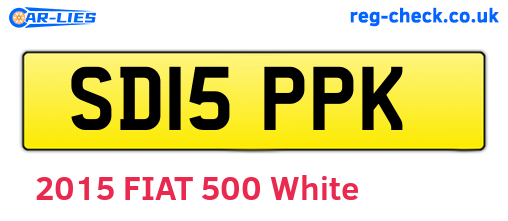 SD15PPK are the vehicle registration plates.