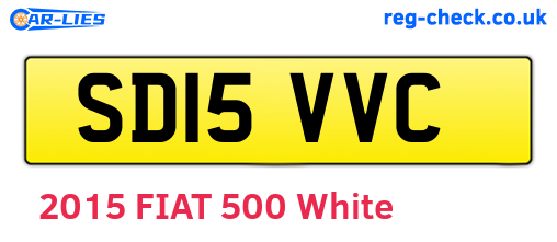 SD15VVC are the vehicle registration plates.