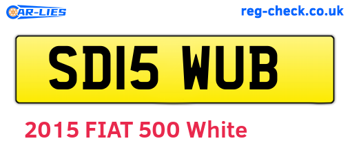 SD15WUB are the vehicle registration plates.