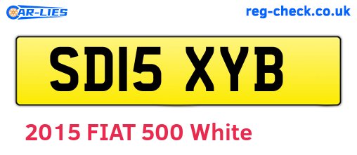 SD15XYB are the vehicle registration plates.