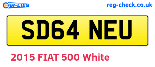 SD64NEU are the vehicle registration plates.