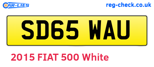 SD65WAU are the vehicle registration plates.