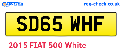 SD65WHF are the vehicle registration plates.