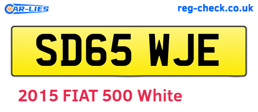 SD65WJE are the vehicle registration plates.
