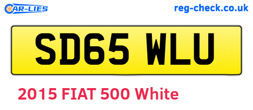 SD65WLU are the vehicle registration plates.