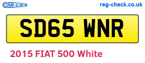 SD65WNR are the vehicle registration plates.