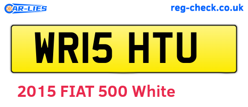 WR15HTU are the vehicle registration plates.
