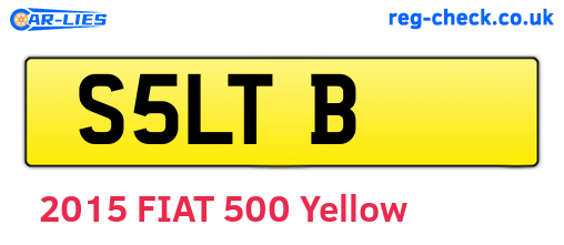S5LTB are the vehicle registration plates.