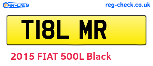 T18LMR are the vehicle registration plates.
