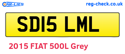SD15LML are the vehicle registration plates.
