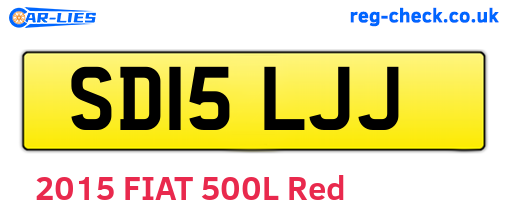 SD15LJJ are the vehicle registration plates.