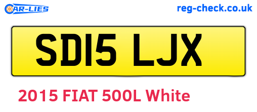 SD15LJX are the vehicle registration plates.
