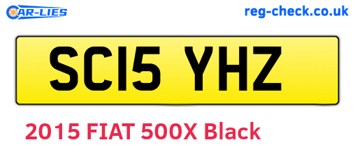 SC15YHZ are the vehicle registration plates.