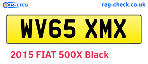 WV65XMX are the vehicle registration plates.