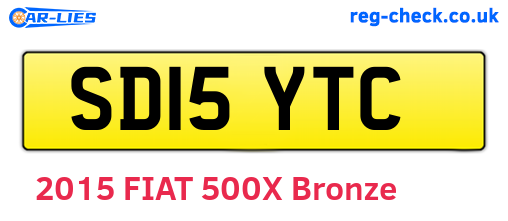 SD15YTC are the vehicle registration plates.