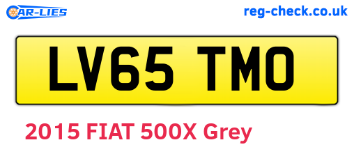 LV65TMO are the vehicle registration plates.