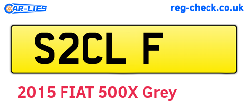 S2CLF are the vehicle registration plates.