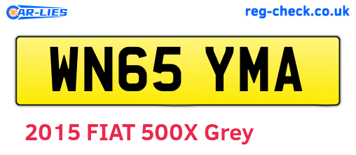 WN65YMA are the vehicle registration plates.