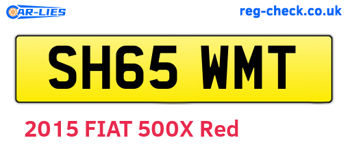 SH65WMT are the vehicle registration plates.