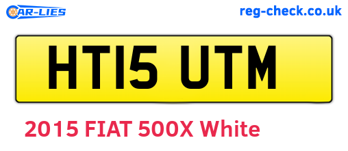 HT15UTM are the vehicle registration plates.
