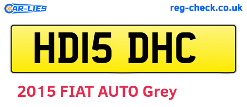 HD15DHC are the vehicle registration plates.