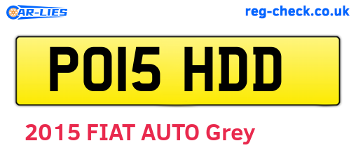 PO15HDD are the vehicle registration plates.