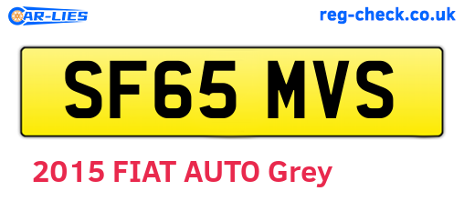 SF65MVS are the vehicle registration plates.