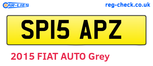 SP15APZ are the vehicle registration plates.