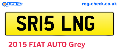 SR15LNG are the vehicle registration plates.